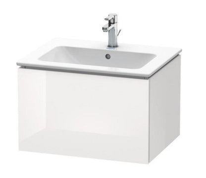 Duravit L-Cube Wall Hung Vanity Unit - White Gloss