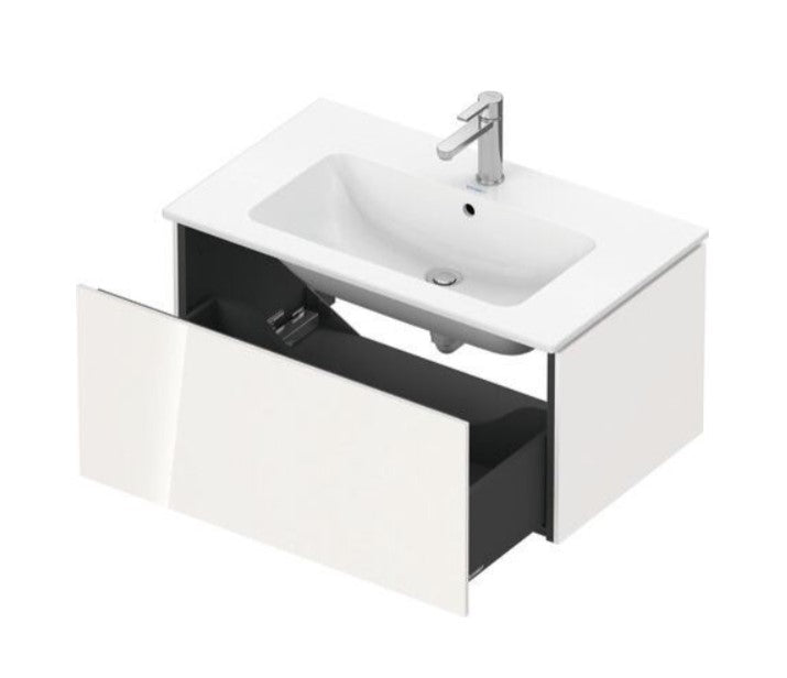 Duravit L-Cube Wall Hung Vanity Unit - White Gloss