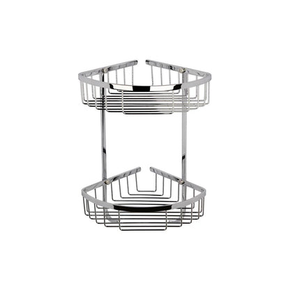 Nuie Traditional Large 2 Tier Corner Basket