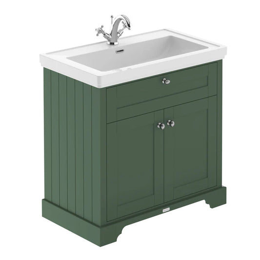 Hudson Reed Old London 2-Door Floorstanding Vanity & Classic Basin