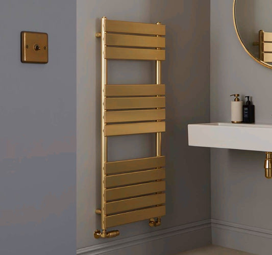 Kartell Malibu 1200 x 500 Brushed Brass Rail