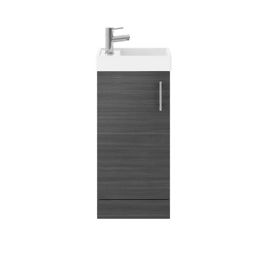 Nuie Vault Floorstanding 400mm 1-Door Vanity and Basin