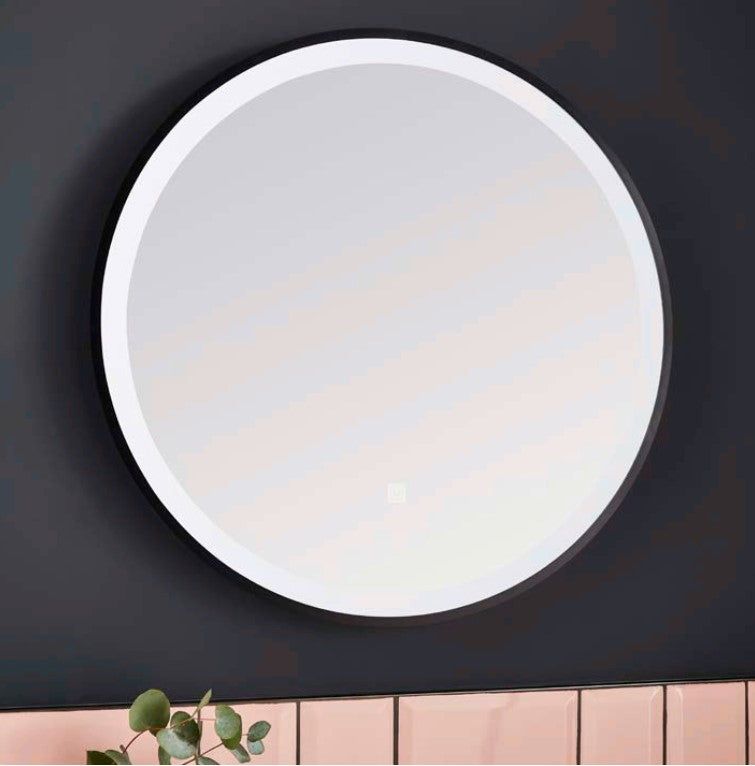 Kartell Nero Round 600mm Circular LED Mirror