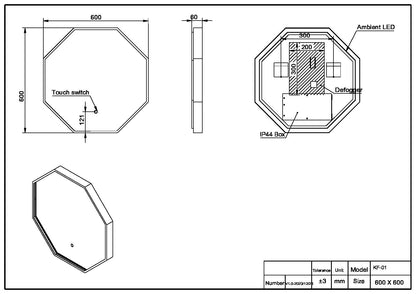 Scudo Passa Octagonal Mirror