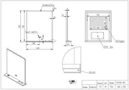 Scudo CHARJ LED Mirror