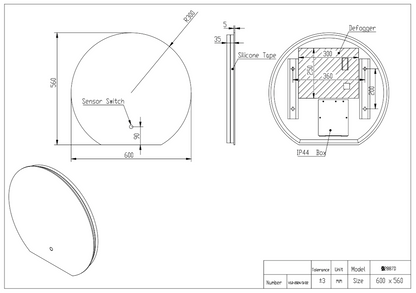 Scudo ALBA LED Mirror