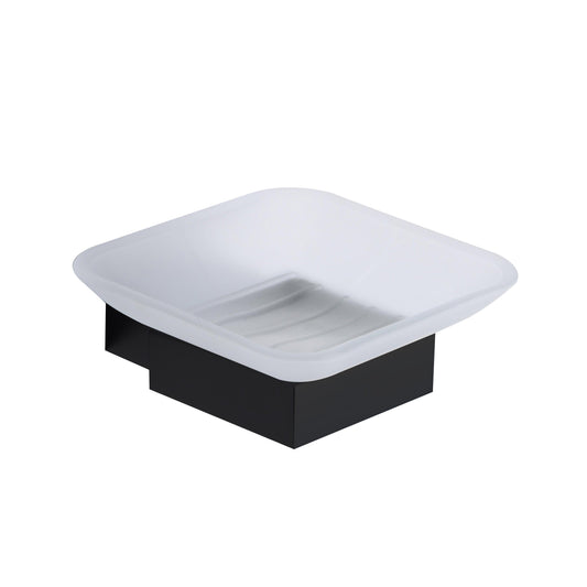 Scudo Mono Wall Mounted Soap Dish Holder - Matt Black