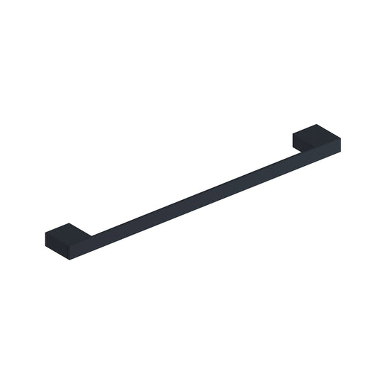 Scudo Mono Wall Mounted Towel Bar - Matt Black