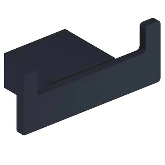 Scudo Mono Wall Mounted Robe Hook - Matt Black