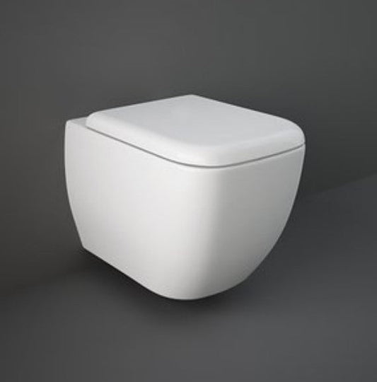 RAK-Metropolitan Rimless Wall Hung WC With Hidden Fixations