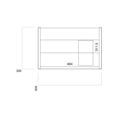Scudo Muro PLUS Wall Hung Basin Cabinet