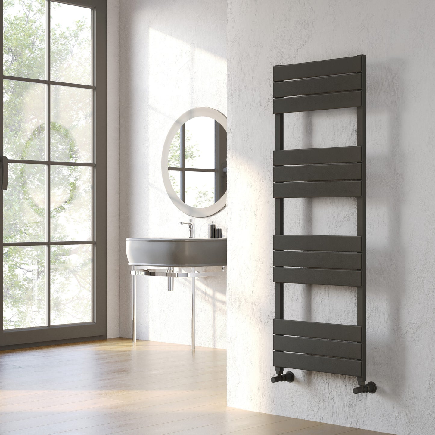 Kartell K-Rad Maple Aluminium Heated Towel Radiator