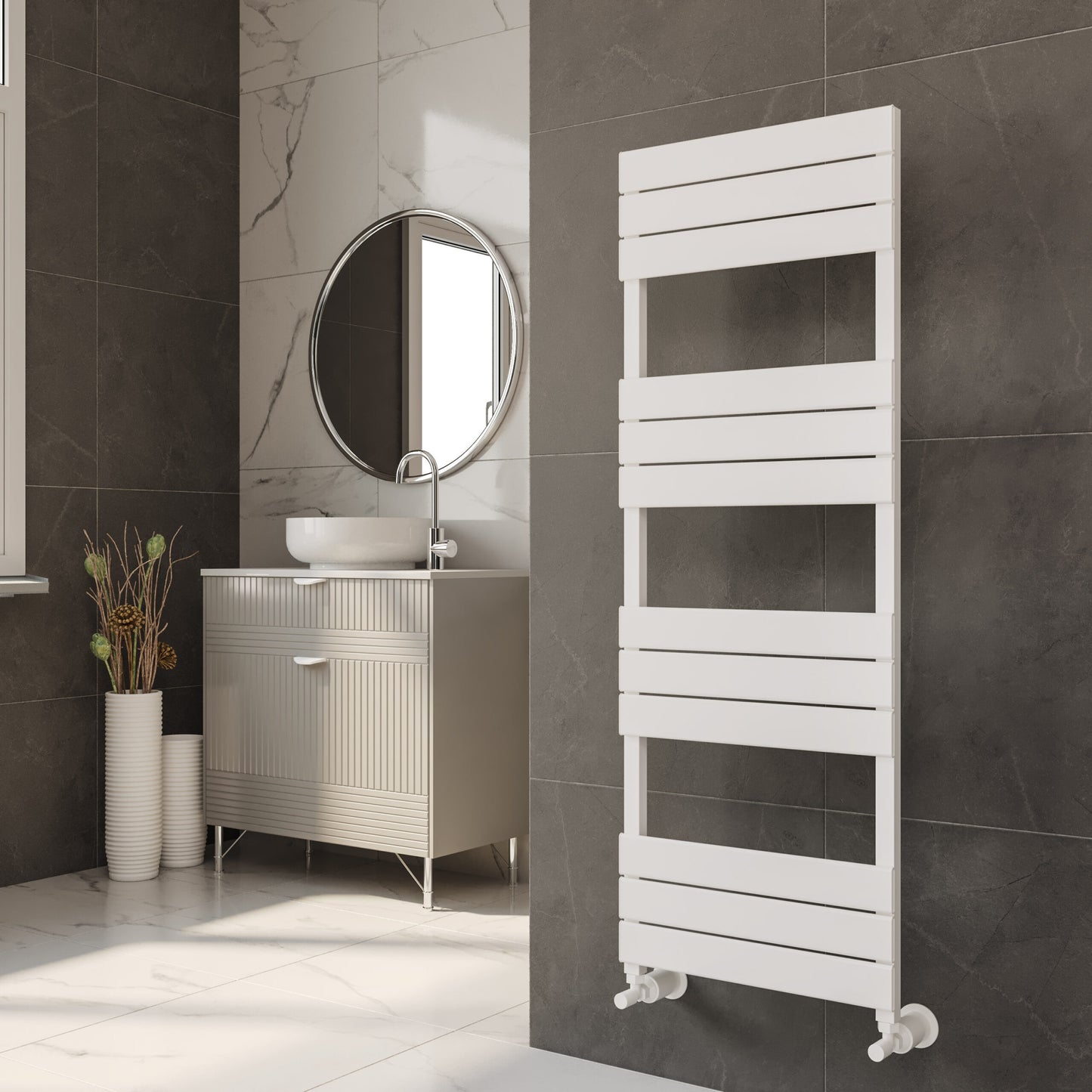 Kartell K-Rad Maple Aluminium Heated Towel Radiator