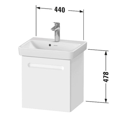 Duravit No.1 Wall Hung One Door Vanity Unit and Basin