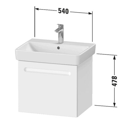 Duravit No.1 Wall Hung Vanity Unit and Basin