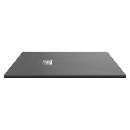 Nuie Large Rectangular Shower Tray -  Centre waste hole