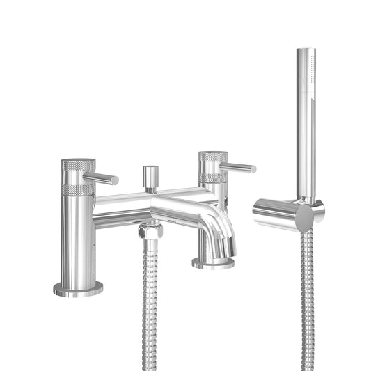 Scudo Core Collection 2 Tap Hole Deck Mounted Bath Shower Mixer