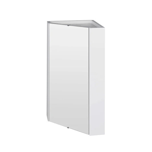 Nuie Mayford 1 door, 1 shelf Corner Mirror Cabinet