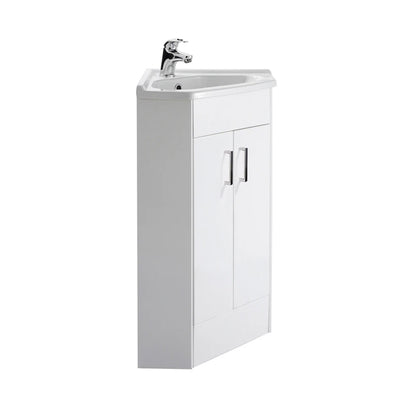 Nuie Mayford 555mm 2 Door Corner Cabinet & Basin