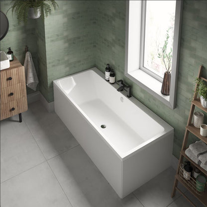 Trojan Elite Edge Double Ended Contemporary Thin Rim bath