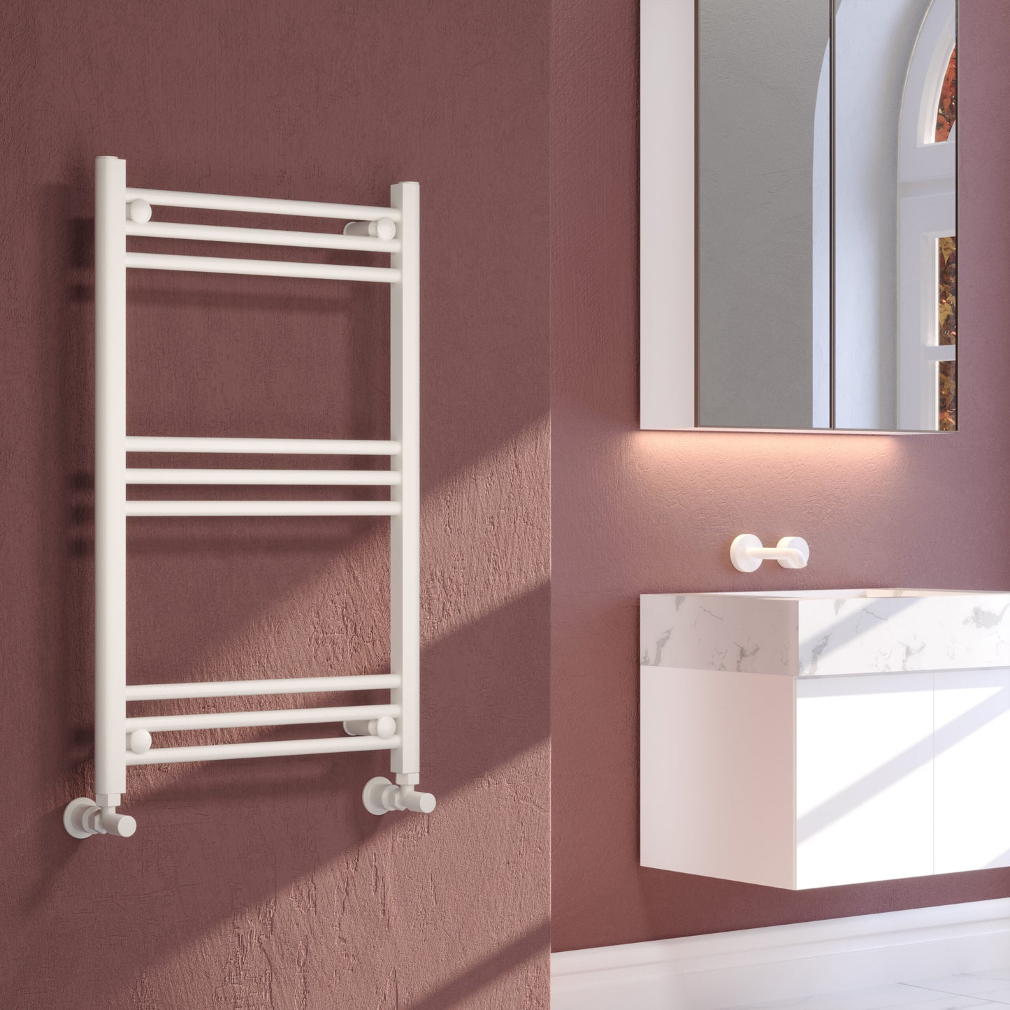 Kartell K-Rad Ontario 780 x 500mm Aluminium Towel Radiators