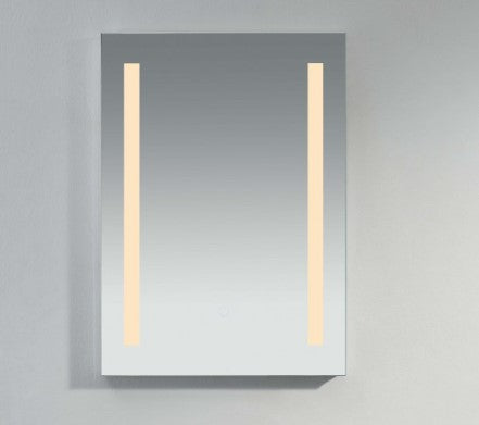 Kartell Painswick 700 x 500mm Basic Portrait Mirror - Vertical Duo strip