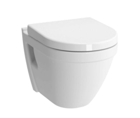 Kartell Style Wall Hung 48cm Short Projection Toilet