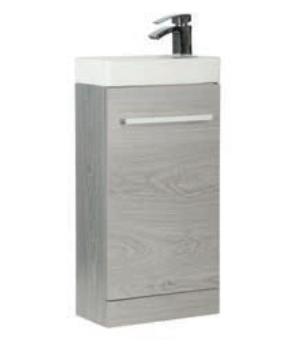 Kartell Purity 815 x 410mm Floor Standing Cloakroom Unit with Basin