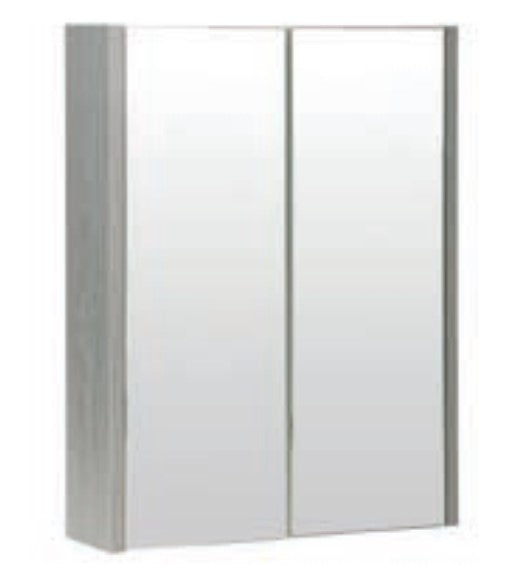 Kartell Purity Mirror Cabinet Silver Oak