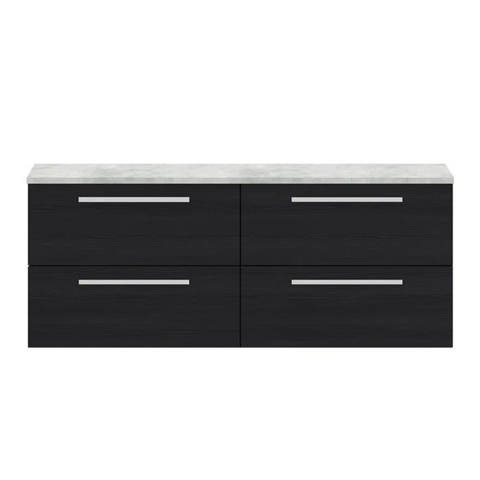 Hudson Reed Quartet 1400mm Wall Hung 4 Drawer Unit