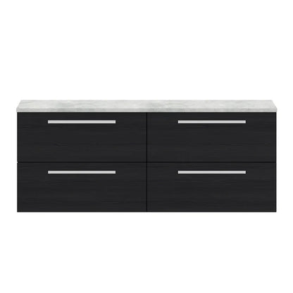 Hudson Reed Quartet 1400mm Wall Hung 4 Drawer Unit