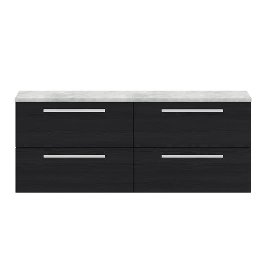 Hudson Reed Quartet 1400mm Wall Hung 4 Drawer Unit