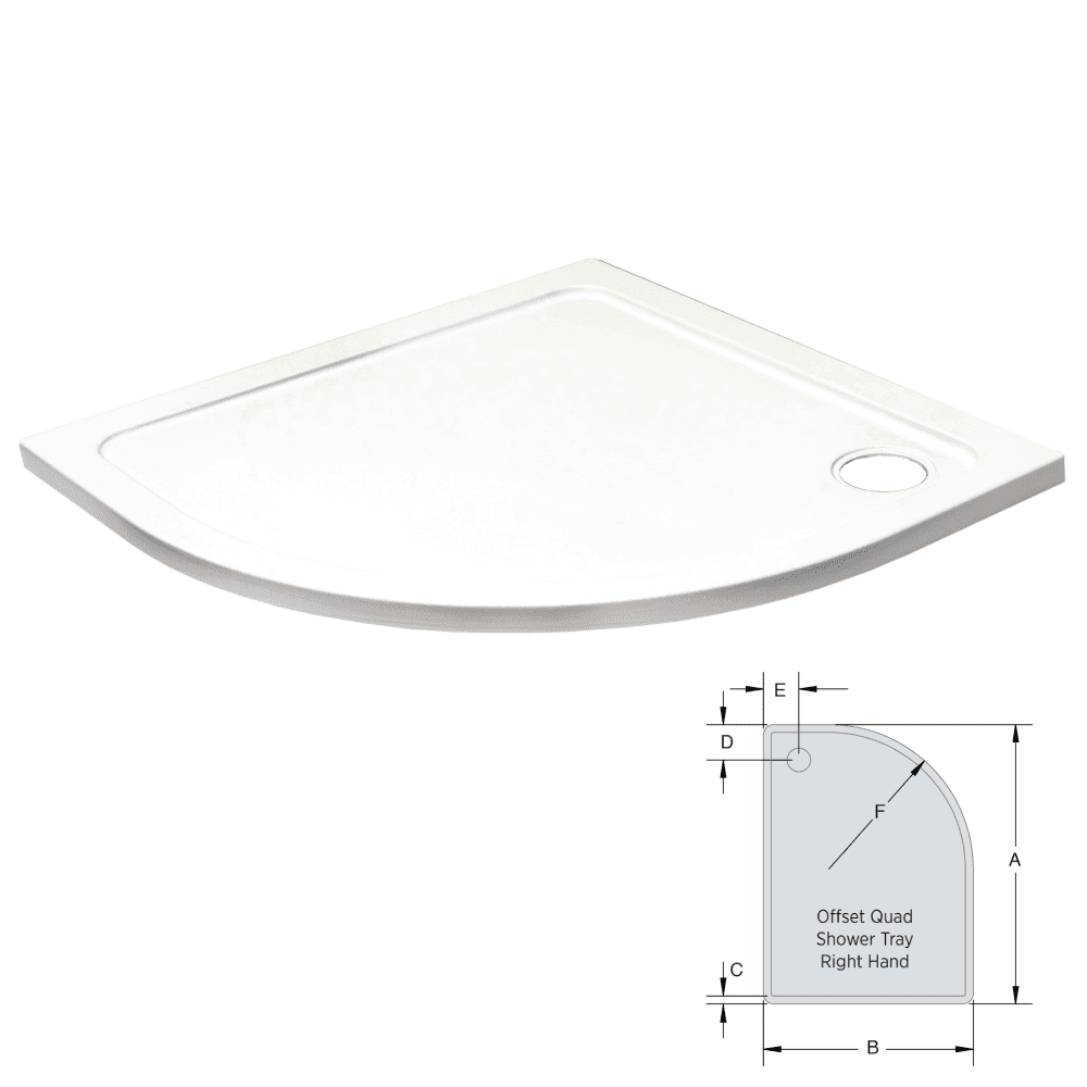 Kartell K-Vit Offset Quadrant Low Profile Tray