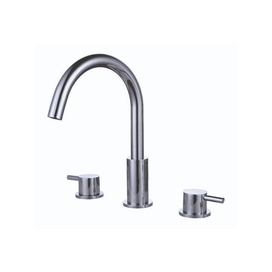 RAK-Prima Tech 3 Hole Deck Mounted Bath Filler - Chrome