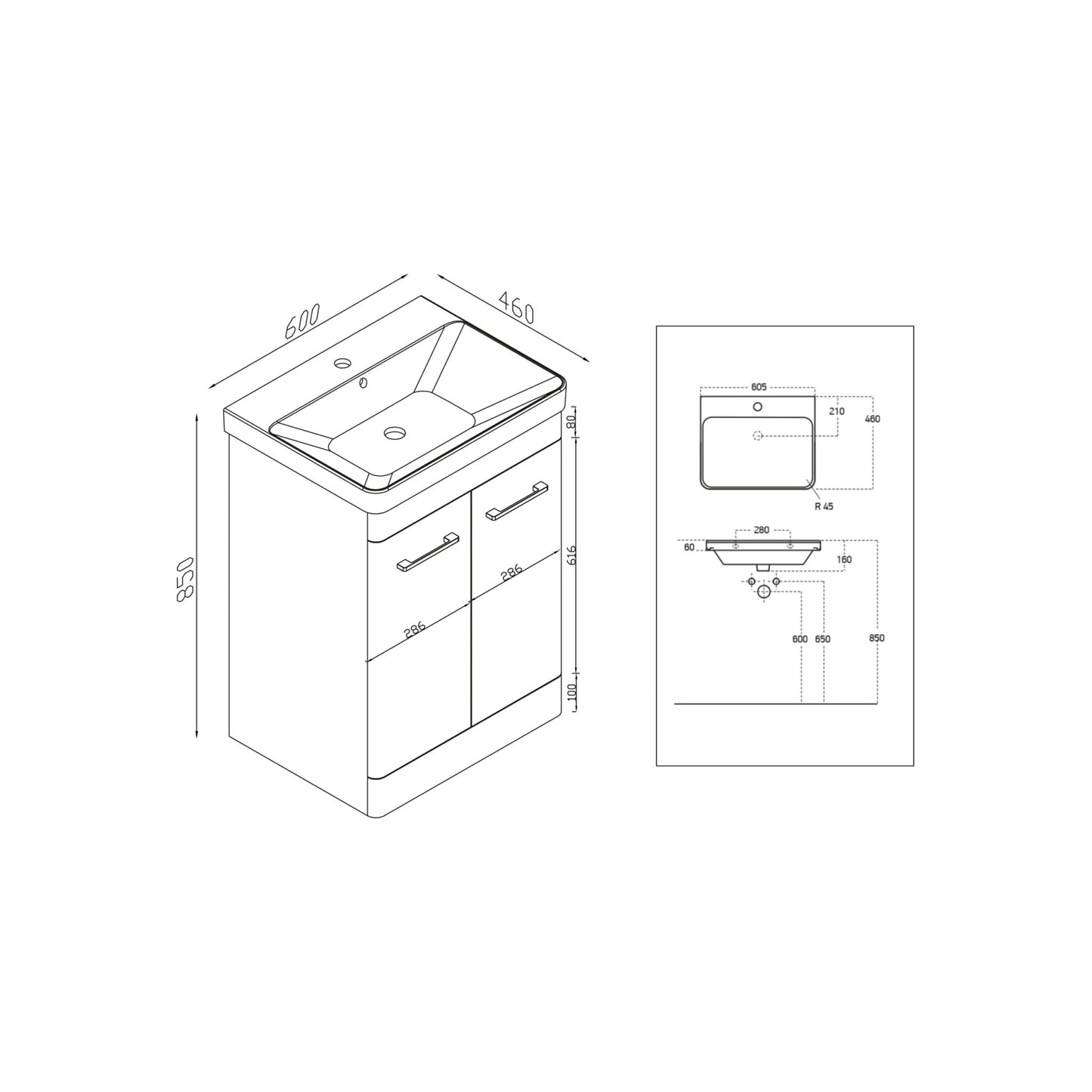 Scudo Rossini Floorstanding Unit