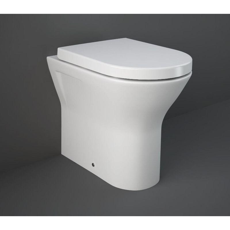 RAK-Resort Extended Height 45cm Back to Wall WC and Seat