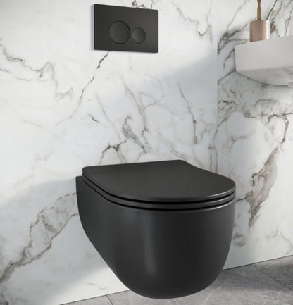 Scudo Riviera Wall Hung Toilet WC and Seat