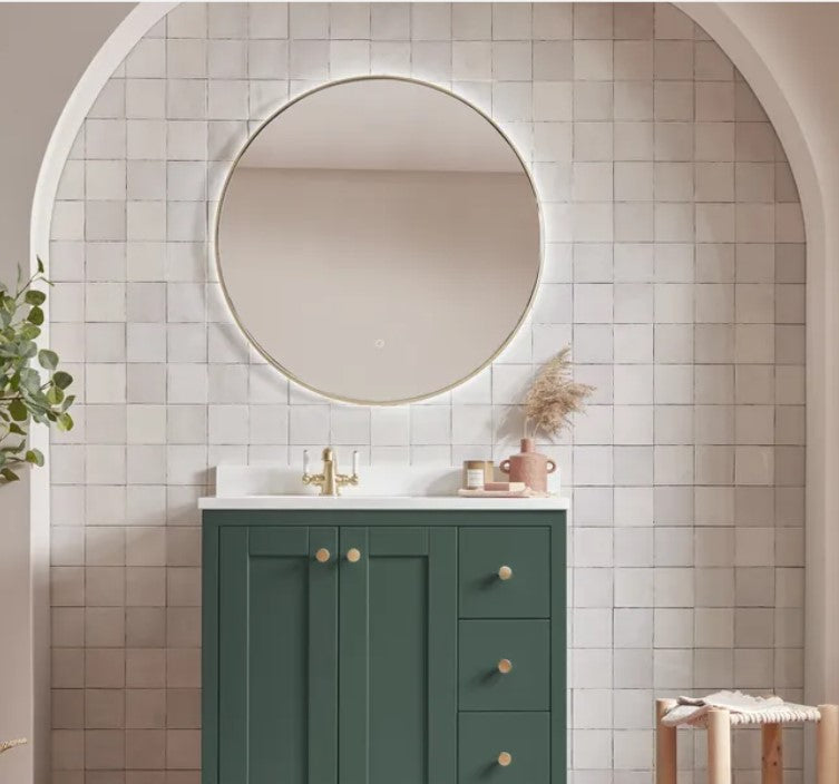 Tavistock Verge Framed Circular Mirror