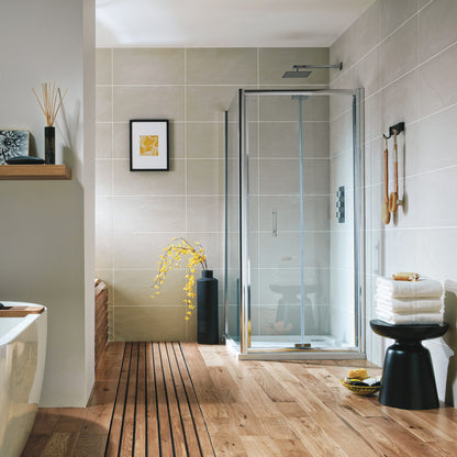 Scudo S6 Bifold Semi Frameless Shower Door