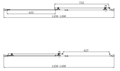 Scudo S6 Sliding Shower Door