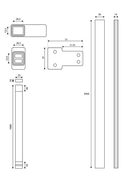 Scudo S8 Wetroom Profile Pack