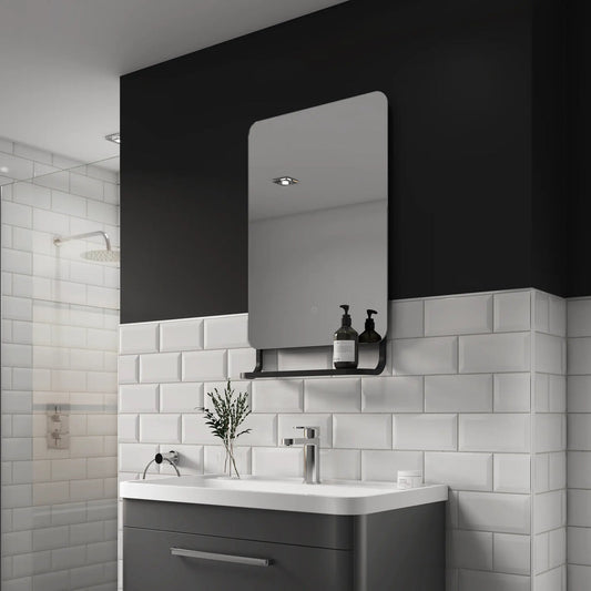 Sensio Pia Backlit LED Mirror with integrated shelf