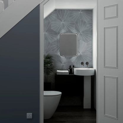 Sensio Allinn Floating edge LED illuminated frame Mirror