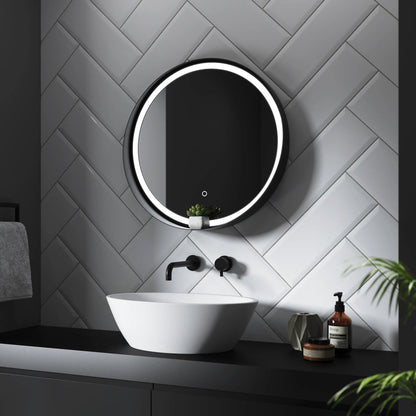 Sensio Oroni TrioTone illuminated LED Mirror with shelf