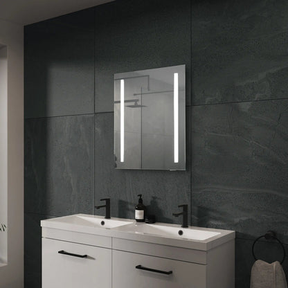 Sensio Irana battery powered Frameles Illuminated LED mirror