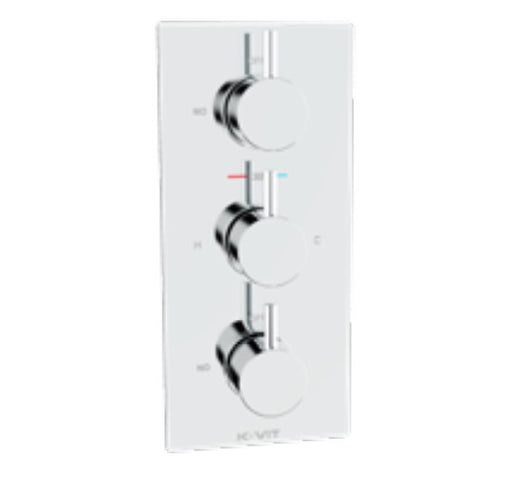 Kartell Plan Triple Concealed Therm. Shower Valve (3 way)