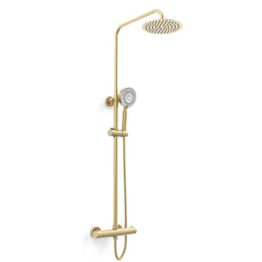 Kartell Ottone Therm. Exposed Bar Shower with overhead drencher and sliding handset