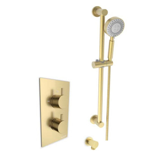 Kartell Round Outlet Elbow Brushed Brass