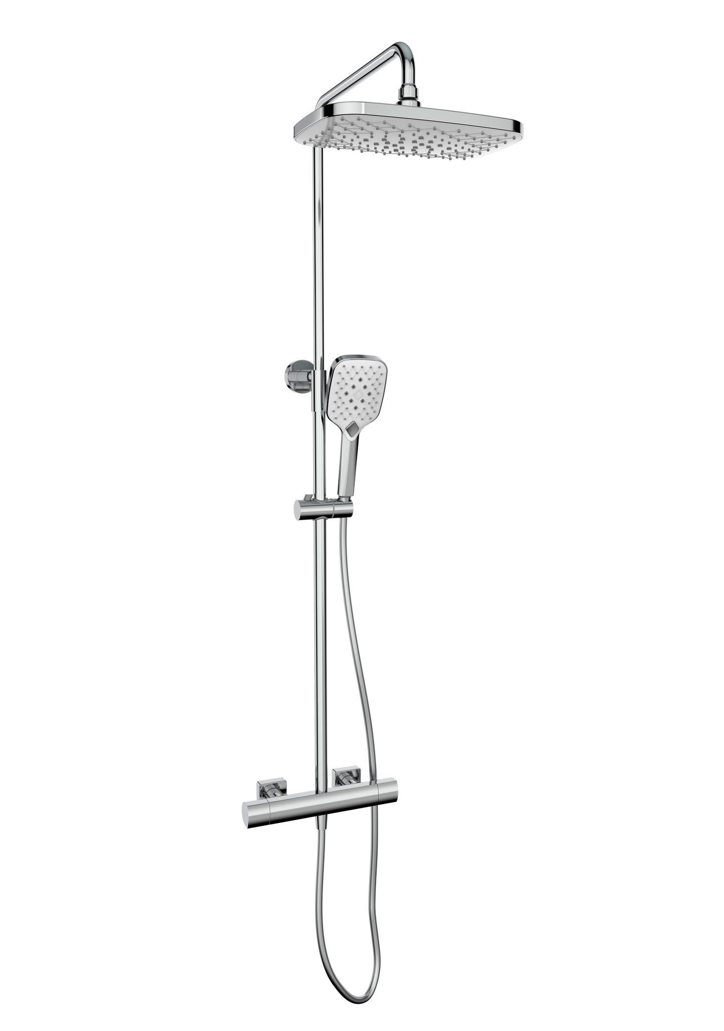 Kartell Kolt Shower with Sliding Handset and Drench Head