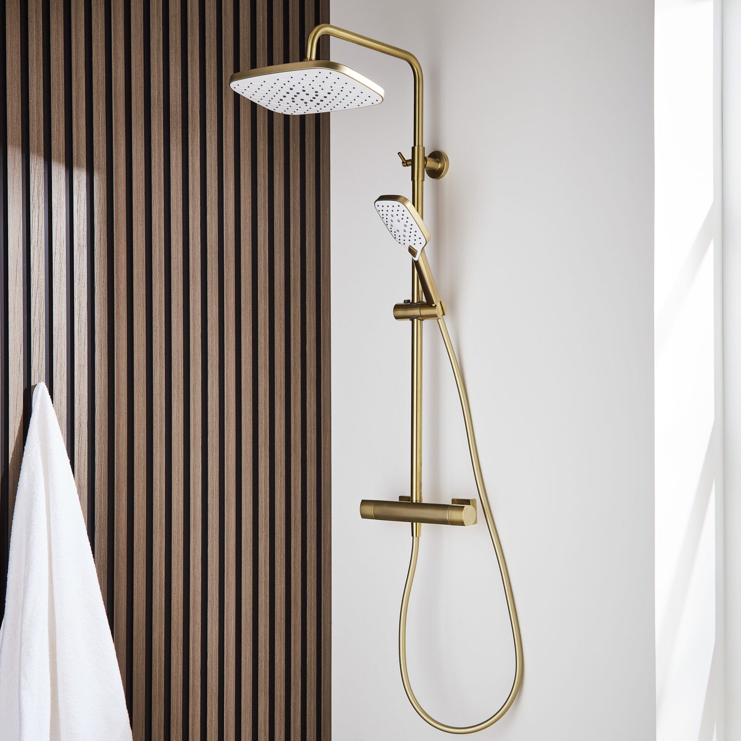 Kartell Kolt Shower with Sliding Handset and Drench Head